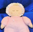 Kids Preferred Pink Thermal Plush Baby Doll  Blond Hair Sleepy Eyes Lovey