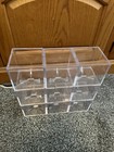 Lot Of Nine  9  Ultra Pro Baseball Display Cubes