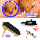 Petspany Dog Nail Scratch Board-bamboo Scratch Pad W  Treat Box-nail File Clippe