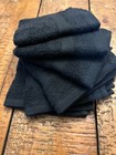 Ideal Towels Premium Black Highly Absorbent 12 X 12 Inches Washcloths 10 Packs