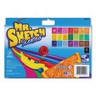 Mr  Sketch Scented Watercolor Marker Broad Chisel Tip Assorted Colors 22 pack
