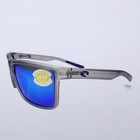 Costa Del Mar Rinconcito Smoke Grey Frame Blue Lenses Polarized Sunglasses 580p