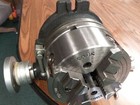 8  Horizontal   Vertical Rotary Table W  8 -4 Jaw Independent Chuck 4 T-nuts