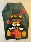 Lot Of 4 Large Yard Flags House Holiday Seasonal Vintage Unbranded
