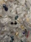 Vintage Lot Of 125 Different Pairs Pierced Earrings Multiple Colors
