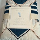 Pottery Barn Kids  crossed Baseball Bats  Quilted Liam Sports Standard Sham        
