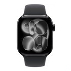 Apple Watch Series 11 42mm Cell Jet Black Case W Black Sport Band S m Mf834lw a