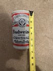 Vintage Budweiser Beer Can Label Flower Vase Planter With Hole In The Bottom