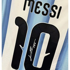 2026 Argentina Messi No 10 Signed Style Home Soccer Jersey Framed Gift