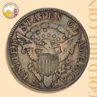 1805 25c Draped Bust Quarter Pcgs F12  Early Us Mint  Certified Fine 12