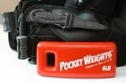 Pocket Weights Scuba Weights 12lb  2x6lb   Free Usps Priority Shipping 