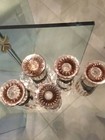 Very Rare Set Of Antique Harrach Lobmeyr Champagne Flutes