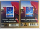Olymphilex   Castle Hill Club 2001 Ovpt On B229 1 a   B229a  3  Booklets X2 Diff