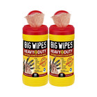 Big Wipes Heavy Duty Industrial Textured Scrub Wipes  Red Top   80 Count - 2pack