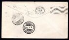 Us Colombia 1929 First Flight Fam 5 Mixed Franking Miami Canal Zone