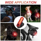 2pcs Led Bike Tail Light Rechargeable 4 Modes Bicycle Rear Cycling Warning Light