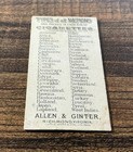 1889 N24 Allen   Ginter  Types Of All Nations  West Indies  Ex