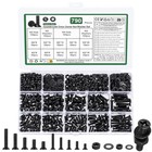 M1 4 M1 7 M2 M3 M4 M5 Phillips Flat Head Screws Bolts Nuts Washer Assortment Kit