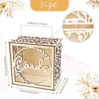 Wedding Card For Wedding Reception  Wooden Wedding Card Boxes With A Lights     