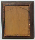 Pair Antique Victorian Eastlake Carved Walnut Gold Gilt Deep Frame Fits 10x12