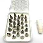 Wilton 28 Tips Stainless Piece Piping Tips Cake Decorating With Case   3xtra Pcs