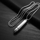 Bullet Urn Necklace Memorial Cremation Ash Holder Keepsake Jewelry For Pet human