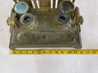 Bronze Inkstand Double Wells   Lions 19th Century French