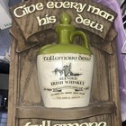 Tullamore Dew Blended Irish Whiskey 3d Sign 1978 Give Every Man His Cave Bar Vtg