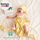 Baby Towel With Hooded - Ultra Soft   Absorbent Large Bath Towel Set For Comfort
