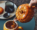Nib Le Creuset Halloween Pumpkin Gravy Boat 400ml Marronnier Orange Stoneware Jp