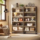 70 8 wooden Black Bookshelf With Led Lights 5-tier Modern Bookcase Display Shelf