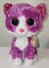 Ty Large Plush Beanie Boos - Charlotte Cat Claire s Exclusive Medium 8-9  Mwmts