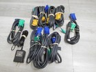 Iogear Miniview Ultra  Gcs1808 8-port Vga Kvmp Ps 2 Usb Switch Cables Ac Adapter
