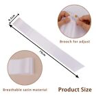 16pcs White Sash Blank Sashes Satin Sashes Custom Sash For Pageants Graduatio   