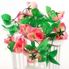 2 Pack 7 5ft Artificial Fake Rose Vine Garland Hanging Plants Home Wedding Decor