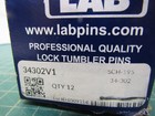 A Lot Of 1200     Lab Lock Tumbler Pins 34302v1  Sch-195  New In Box