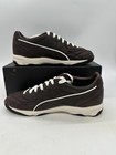 Puma King Indoor Men s Size 10 Brown White Leather Athletic Shoes 404363 03
