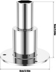 Straight Thru Hull Exhaust Skin Stainless Steel 316  Fitting 24mm Tube Pipe Sock