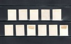 Us Scott O72p4-o82p4 Vf Plate Proofs Treasury Department On Card 1873