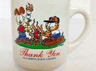 Vintage Garfield Boy Scout Cup Mug Old North State Council North Carolina Odie