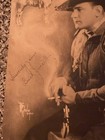 Very Rare Buck Jones Signed Sepia Photo With Coa Western Movie Star