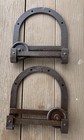 Vintage Pair Of Barn Door Rollers Horseshoe