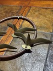 Vintage Mcm Enesco Brass   Copper Seagulls Birds Flying Wall Hanging 17    Rare