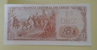 Chile 10 Escudos Note  P-143  Uncirculated