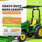 Tractor Canopy Sun Shade Roof Top For Lawn Mower W 2 x2  2 x3  Rops Uv Protect
