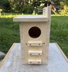 Fully Installed Large Squirrel House Nesting Box - W Preditor Guard - 14x11x8in