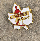 Sugarbush Valley Ski Resort Souvenir Travel Skiing Vintage Lapel Hat Pin Vermont