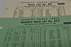 6 Pcs Stanley Tools Literature 1962 - 1972 In Great Condition 