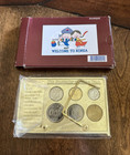 Coins Set Of Korea 6 Coin Set With Box And Stand