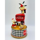 Vintage 1995 Enesco Coca-cola Musical Bear Figurine Things Go Better With Coke